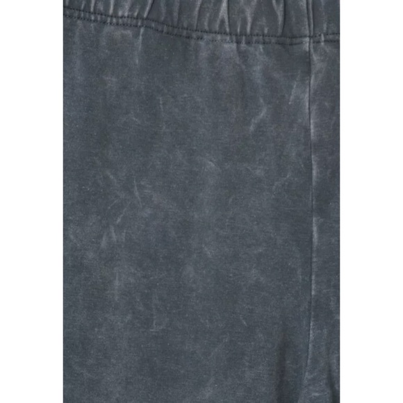 Steel Blue Mineral Wash Boho Flared Stretch Pants - Picture 5 of 6